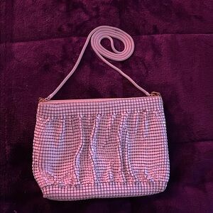 Elegant White Sequined/Mesh Women's Bag
Great Special Occasion Crossbody